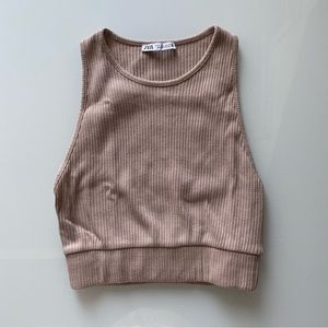 Sleeveless Crop Top - Zara